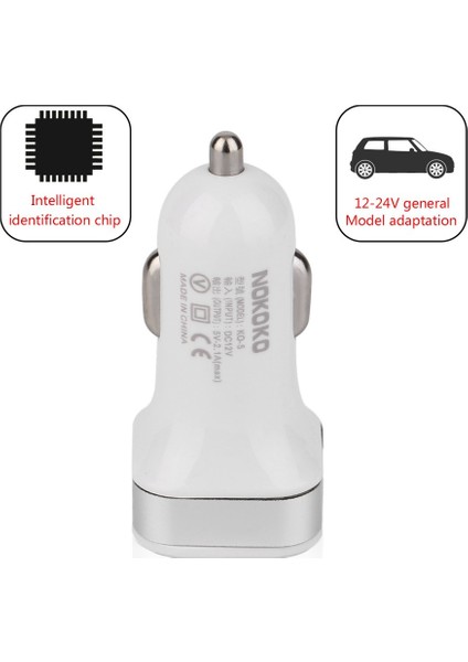 Iphone/ipad Için Evrensel Mini Çift 2usb Bağlantı Noktalı Araç Hızlı Şarj Adaptörü (Yurt Dışından) indirimleri