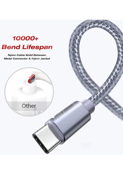 2 Paket Hızlı Şarj 3A USB C Tipi Kablo Samsung S21 20 Ultra Artı Xiaomi Huawei P30PRO Tip-C Veri Kablosu Şarj Cihazı Usb-C (Yurt Dışından) fırsatları