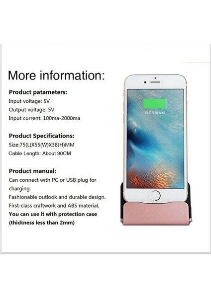 USB Şarj Aleti Masaüstü Standı Yerleştirme Istasyonu iPhone 7 8 6 6s Artı Xs x Xr Se 2020 Xs Max 5 5s Se iPhone Şarj Standı Istasyonu (Yurt Dışından) fırsatları