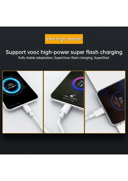 Oppo Kablosu 65W Orijinal Supervooc Şarj Kablosu Tip C Reno 7 5g 5 Pro 6 Lite 4 3 Find X5 Pro x X2 X3 Neo Vooc Veri Kabel Cabos (Yurt Dışından) modelleri