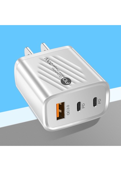 Eğimli USB Şarj Cihazı Tipi C Şarj Cihazı 3 Bağlantı Noktası Şarj Samsung Huawei Oppo Vivo Tablet Telefon Şarj Cihazı (Yurt Dışından) fiyatları