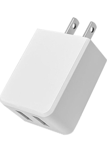 Pujımax 5V2A Şarj Cihazı USB Duvar Mini Boyutu Hızlı Ab/abd Tak Tüm Uyumlu Evrensel Seyahat Adaptörü Huawei Oppo Xiaomi Samsung (Yurt Dışından)