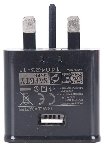 5V2A Ingiltere Hızlı Şarj Adaptörü Samsung Galaxy ve Android Telefonlar Için USB Şarj Fişi (Yurt Dışından)