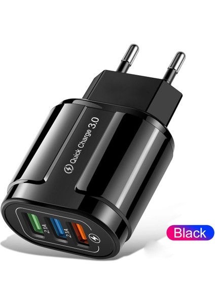 【hazır Stok Hızlı Şarj Cihazı Hızlı Şarj 3.0 Xiaomi IPhone Qc3.0 Için Evrensel Duvar Cep Telefonu Şarj Cihazı Şarj Adaptörü (Yurt Dışından)