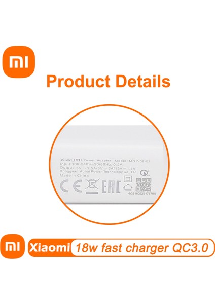 Xiaomi Hızlı Şarj Cihazı 18W Ab Qc3.0 Şarj Cihazı Xiaomi Redmi Için Not 7 8 Pro 9s Lite Mi 9 Se 9t Max 3 A3 Duvar Hızlı Şarj Cihazı (Yurt Dışından) fırsatları