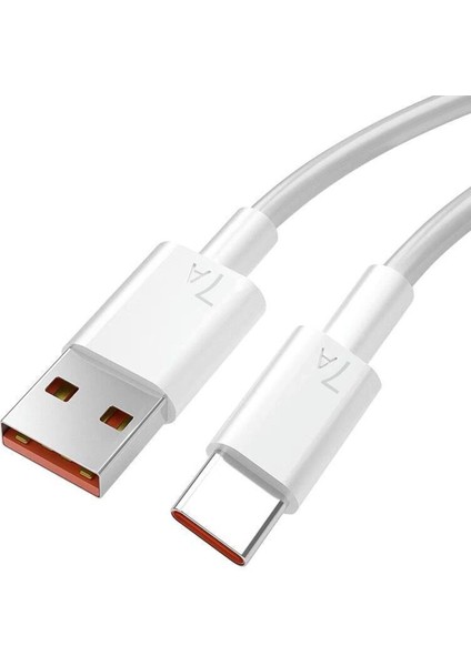 6A 66W USB Tip C Süper Hızlı Kablo Huawei Mate 40 50 Xiaomi 8 11 10 Pro Oppo R17 Hızlı Şarj USB C Şarj Aleti Kablosu Veri Kablosu (Yurt Dışından)