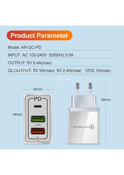 Hızlı Şarj 4.0 3.0 Pd USB Şarj Cihazı 30 W Qc4.0 Qc3.0 USB Tip C Hızlı Şarj Cihazı iPhone 11 x Xs 8 Xiaomi Telefon iPAD Pd Şarj Cihazı (Yurt Dışından) modelleri