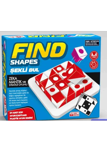 Super Funny Find Shapes Qbitz Renkli Küpler Zeka-Mantık ve Strateji Oyunu