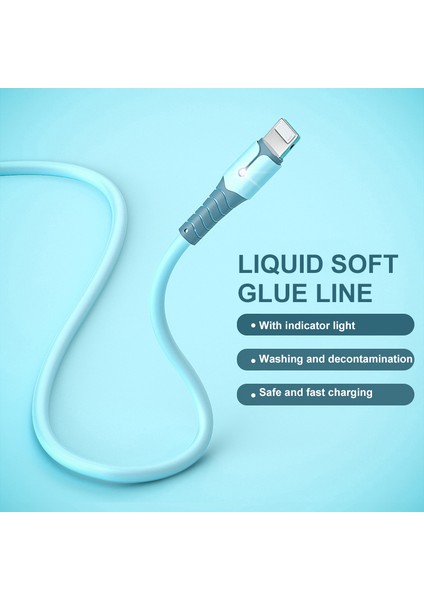 USB Veri Kablosu iPhone 13 12 Mini Pro Max x Xr 11 8 7 6s Sıvı Silikon Şarj Kablosu USB Veri Kablolu Telefon Şarj Aleti Kablosu (Yurt Dışından) modelleri