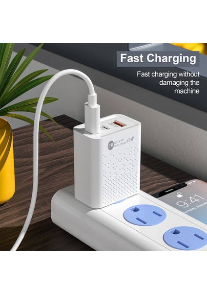Hızlı Şarj 3.0 60W USB Tip C Şarj Cihazı 3 Bağlantı Noktalı Pd Telefon Şarj Adaptörü IPhone Samsung Xiaomi Huawei Ab/abd Tak Duvar Şarj Cihazı (Yurt Dışından) fırsatları