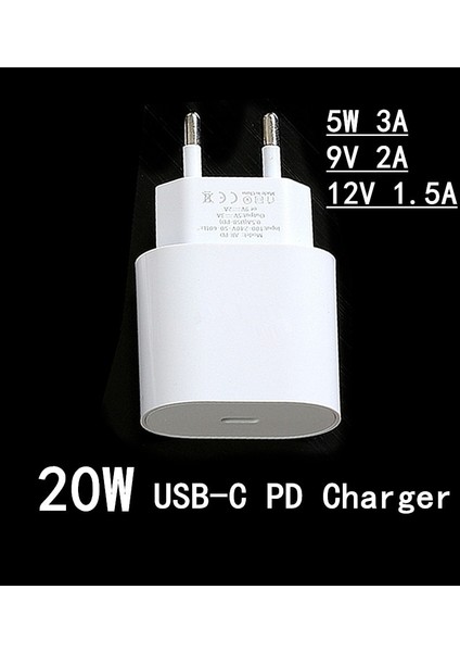 20W Pd Usb-C Güç Adaptörü Şarj Cihazı Ab Tak 18W Hızlı iPhone Şarj Cihazı 11 12 Mini Pro Max 13 8 Artı x Xs Se 2020 Ipod IPAD (Yurt Dışından) fiyatları