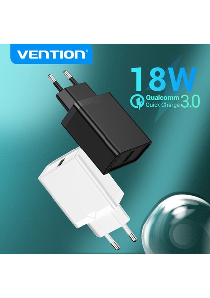 Vention 18W USB Şarj Aleti USB Qc 3.0 USB Hızlı Telefon Şarj Cihazı Ip Xmi Samsung S9 Huawei Hızlı Duvar Şarj Cihazı Ab Abd Adaptörü (Yurt Dışından) fiyatları