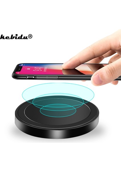 Evrensel Kablosuz Hızlı Şarj Pedi Samsung S8 S9 5 W Taşınabilir Şarj IPhone Xs Max Xr x 8 Artı Qı Kablosuz Şarj Cihazı (Yurt Dışından)