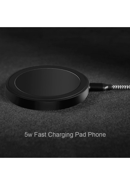 Evrensel Kablosuz Hızlı Şarj Pedi Samsung S8 S9 5 W Taşınabilir Şarj IPhone Xs Max Xr x 8 Artı Qı Kablosuz Şarj Cihazı (Yurt Dışından) modelleri