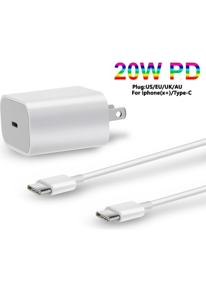 Yeni 20W Pd Iphone 13 12 Usb-C C2L Kablo Güç Adaptörü Şarj Cihazı Ingiltere / Abd / Ab Tak Akıllı Telefon Samsung S10 C2C Için Hızlı Şarj Cihazı (Yurt Dışından) fiyatları