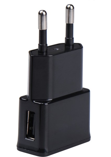 Duvar USB Şarj Cihazı 1 USB Ab Abd Tak Samsung Iphone Cep Telefonu Şarj Güç Adaptörü Mikro Şarj Seyahat Ipad Evrensel (Yurt Dışından) modelleri