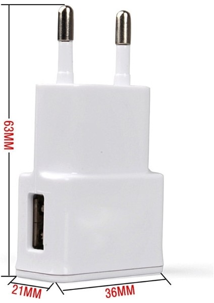 Duvar USB Şarj Cihazı 1 USB Ab Abd Tak Samsung Iphone Cep Telefonu Şarj Güç Adaptörü Mikro Şarj Seyahat Ipad Evrensel (Yurt Dışından) fırsatları
