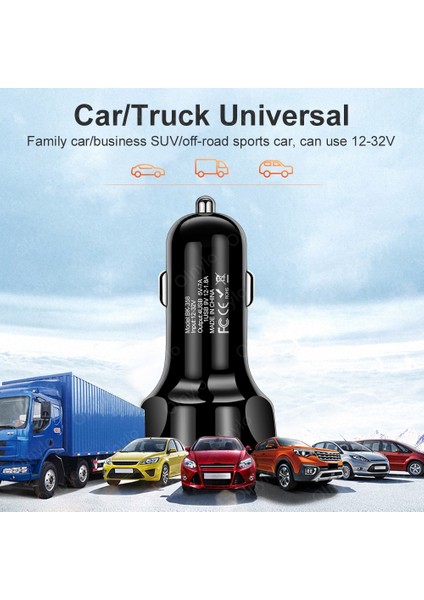 4u Bağlantı Noktası Araç Şarj Cihazı 5 V 3A Hızlı Şarj 3.0 4.0 Taşınabilir Hızlı Şarj Adaptörü Xiaomi iPhone Cep Telefonu Için Araba Araç Şarj Cihazı (Yurt Dışından) fırsatları