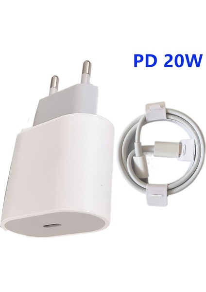 20W Pd USB C Hızlı Şarj 3.0 4.0 USB Şarj Aleti iPhone 14 13 12 11 Pro Mini ipad Xiaomi Poco X3 M4 Pro 5g Hızlı Şarj Kablosu (Yurt Dışından)