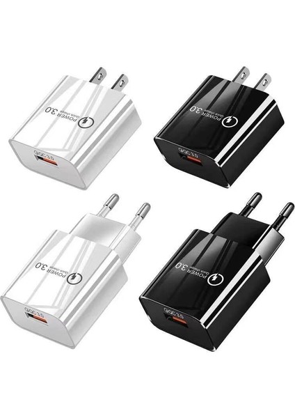 18W 3A Hızlı Şarj Cihazı Qc 3.0 USB Şarj Cihazı Hızlı Şarj 3.0 Telefon Şarj Cihazı iPhone Için Huawei Samsung Xiaomi 6 8 Redmi Ab Abd Tak (Yurt Dışından) fiyatları