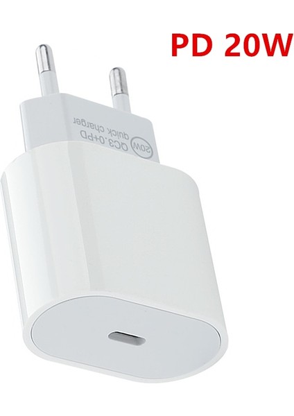Pd 20W 18W USB Şarj Aleti Hızlı Şarj iPhone 12 11 Pro Max 8 Xr Se Tip C Ab Cep Telefonu Adaptörü Xiaomi Samsung S21 S20 (Yurt Dışından)