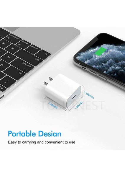 20W Pd Duvar Şarj Cihazı USB C Güç Adaptörü Tip C Ab Abd Ingıltere Au Tak USB Pd Bağlantı Noktası Apple iPhone 14 13 Pro Max 12 11 Pro Xr Xs Max (Yurt Dışından) fırsatları