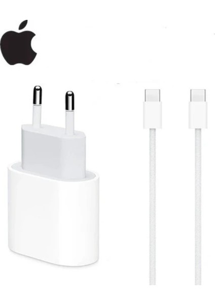 Iphone 35W 15/15PRO/15 Pro Max/15 Plus Uyumlu 35W Hızlı Şarj Cihazı Type-C Iphone Şarj Kablosu Set