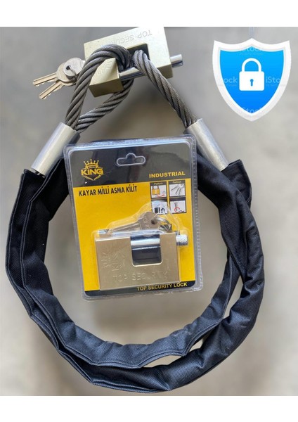 Motorsiklet 2,5 Metre 12 mm Kesilmez Çelik Halat Motosiklet Bağlama Halat Motorsiklet Zincir Kılıflı
