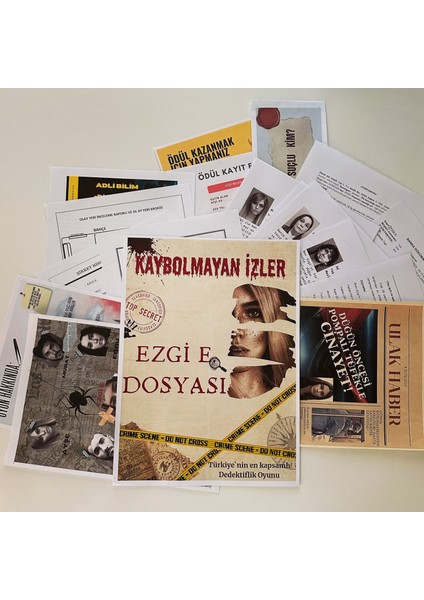 Kaybolmayan Izler Oyunu Ezgi E. Vakası - Dedektiflik Oyunu