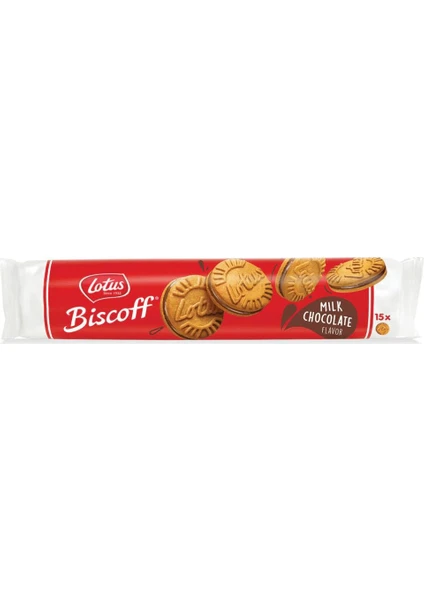 Biscoff Sandwich Milk Chocolate (Sütlü Çikolatalı) Kremalı Bisküvi 150 gr