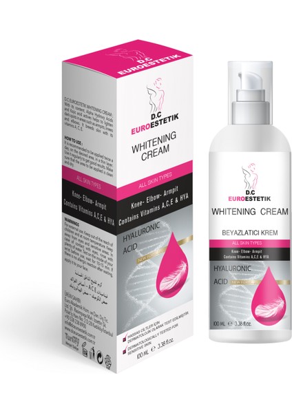 DCEUROESTETİK Whitening Cream / Krem 100 ml