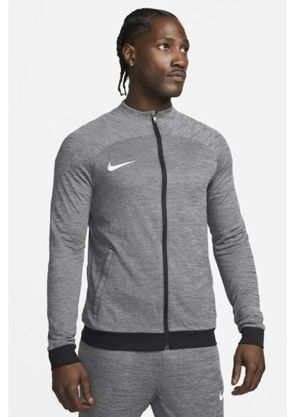 Nike Dri-Fıt Academy Full Zip Erkek Gri Eşofman Üstü Slim Fit