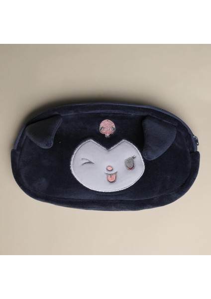 Kuromi Peluş Fermuarlı Kalemlik Makyaj Çantası