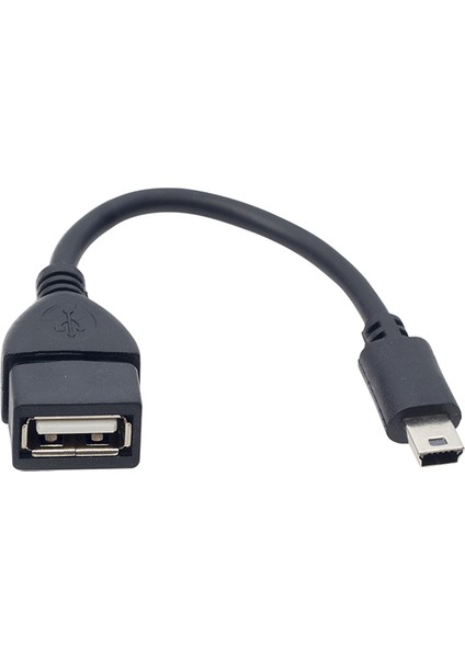 Powermaster USB 15 cm Mini 5p Otg Data Kablosu Araç Kamerası Navigasyon Soketli USB Uçlu Kablo