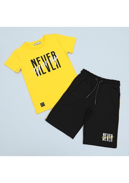 Erkek Çocuk Şortlu Takım - 11548 - Elma Yeşili fırsatları