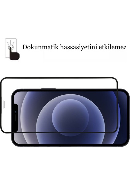 Cepstok iPhone 12 Mini(5.4") Kırılmaz Cam 5D Tam Kaplayan 9H Temperli Ekran Koruyucu