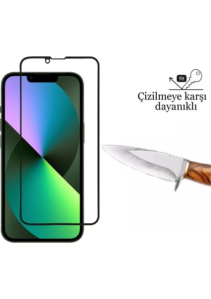 Cepstok iPhone 13 Mini(5.4") Kırılmaz Cam 5D Tam Kaplayan 9H Temperli Ekran Koruyucu