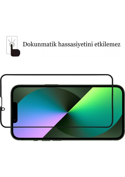 Cepstok iPhone 13 Mini(5.4") Kırılmaz Cam 5D Tam Kaplayan 9H Temperli Ekran Koruyucu