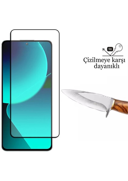 Xiaomi 13T Kırılmaz Cam 5D Tam Kaplayan 9H Temperli Ekran Koruyucu