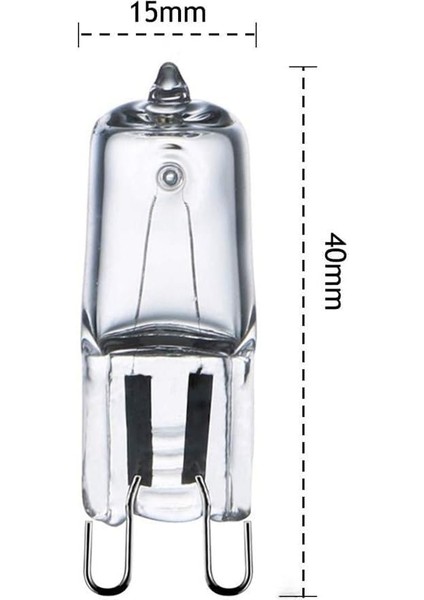 Beko Fırın Iç Aydınlatma Lambası 40W Kapsül Lamba 2800K Işık Halojen Ampul 300°C