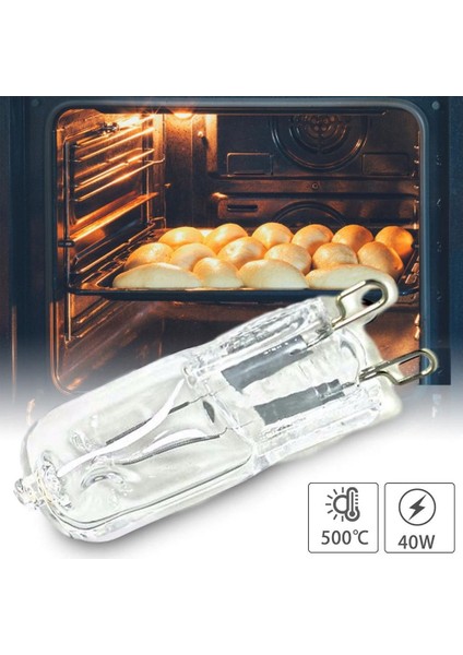 Altus Fırın Iç Aydınlatma Lambası 40W Kapsül Lamba 2800K Işık Halojen Ampul 300°C