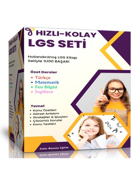 Hızlı - Kolay LGS Seti 4 Kitap