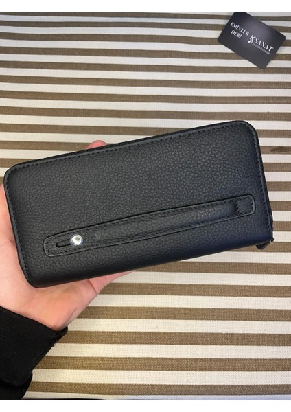 SL-2155 Çift Fermuarlı 16 Adet Kart Giriş Bölmeli Deri Unisex Cüzdan Sanat Leather modelleri