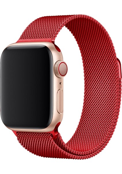 Apple Watch 44 mm Metal Mıknatıslı Kordon Watch 2/3/4/5/6/7/8/se/ultra Azn-Metal