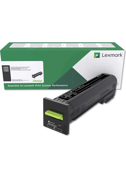 LEXMARK-CX820-82K5HY0-SARI-YÜKSEK-KAPST.-TONER