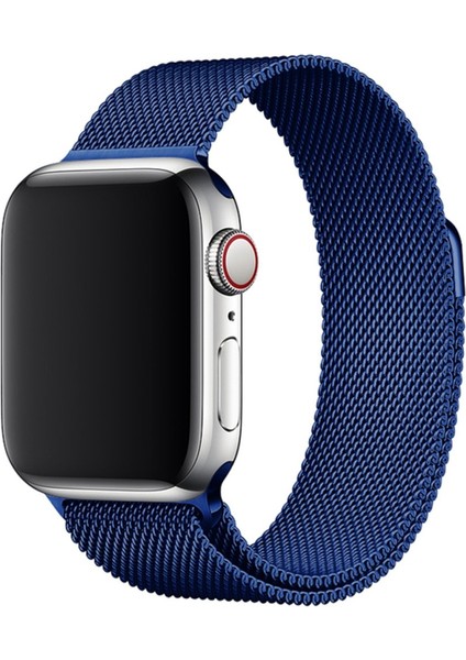 Apple Watch 41 mm Metal Mıknatıslı Kordon Watch 2/3/4/5/6/7/8/se/ultra Azn-Metal