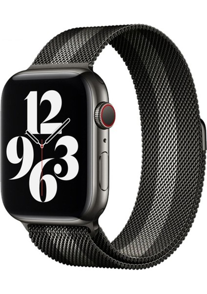 Apple Watch 40 mm Metal Mıknatıslı Kordon Watch 2/3/4/5/6/7/8/se/ultra Azn-Metal