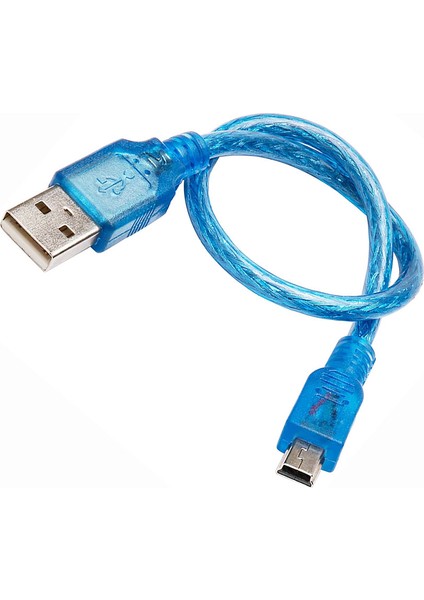 Yüksek Kalite Mini USB Erkek To USB A Erkek Şarj/data Kablosu 30CM