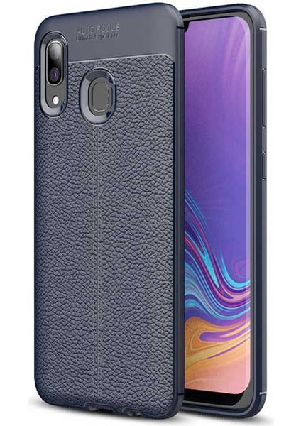 Huawei Honor 8c Kılıf Deri Görünümlü Silikon Zipax-Zr-Niss