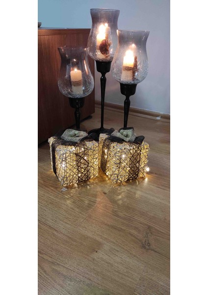 Yılbaşı Ağacı Altı LED Işıklı Kutu